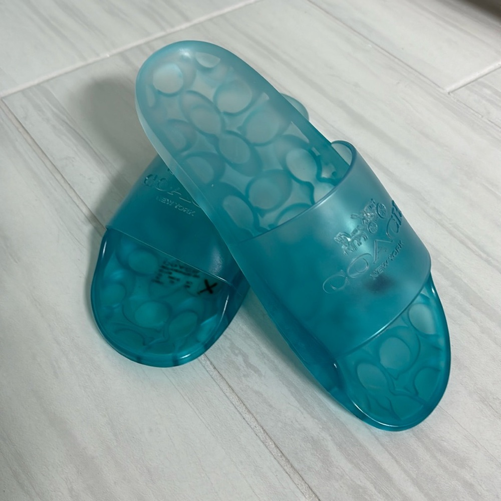 COACH Ulyssa Slide Sea Mist size 7